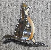 Stained Glass Grouse Ornament